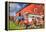 Tractors and Barn-Robert Goldwitz-Framed Premier Image Canvas