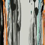 Gray Paint Drips-Tracy Hiner-Giclee Print