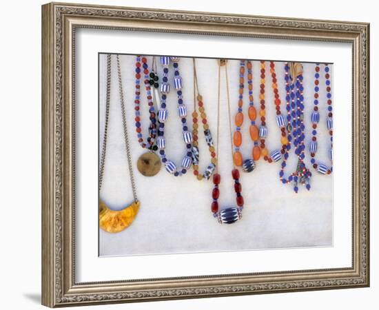 Trade Beads Used in Barter, Fort Mandan, North Dakota-null-Framed Photographic Print