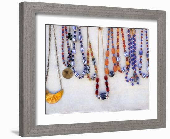 Trade Beads Used in Barter, Fort Mandan, North Dakota-null-Framed Photographic Print