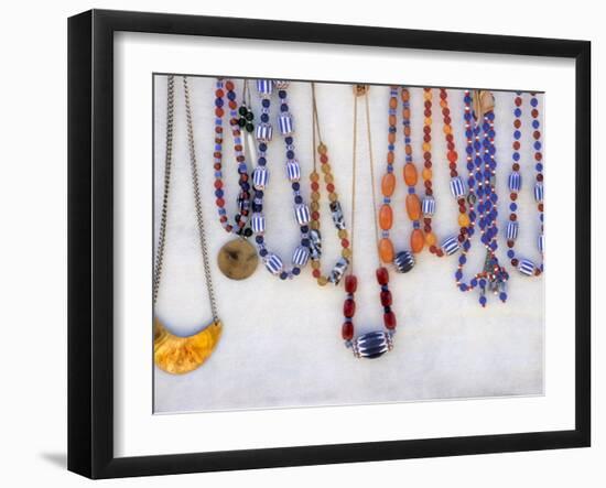 Trade Beads Used in Barter, Fort Mandan, North Dakota-null-Framed Photographic Print