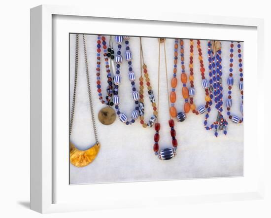 Trade Beads Used in Barter, Fort Mandan, North Dakota-null-Framed Photographic Print