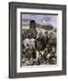 Trade Caravans on the Silk Road, the Great Highway of Central Asia-null-Framed Giclee Print