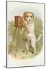 Trade Card of a Terrier Photographer-null-Mounted Giclee Print
