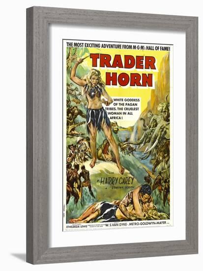 Trader Horn, Poster Art, 1931-null-Framed Art Print