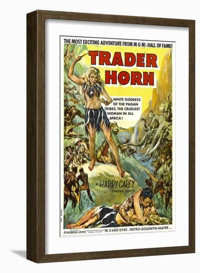 Trader Horn, Poster Art, 1931-null-Framed Art Print