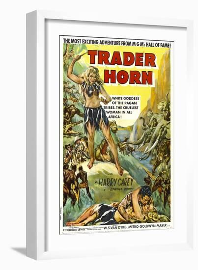 Trader Horn, Poster Art, 1931-null-Framed Art Print