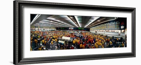 Traders in a Stock Market, Chicago Mercantile Exchange, Chicago, Illinois, USA-null-Framed Photographic Print