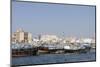 Trading Dhows on the Docks of Dubai Creek, Deira, Dubai, United Arab Emirates, Middle East-Bruno Barbier-Mounted Photographic Print