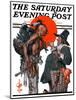 "Trading for a Turkey," Saturday Evening Post Cover, December 1, 1923-Joseph Christian Leyendecker-Mounted Giclee Print