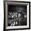 Trading in the "Grain Pit" at the Chicago Board of Trade-Wallace Kirkland-Framed Premium Photographic Print