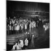 Trading in the "Grain Pit" at the Chicago Board of Trade-Wallace Kirkland-Mounted Premium Photographic Print