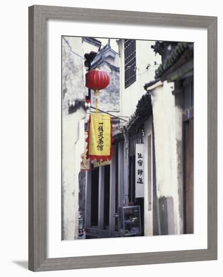 Traditional Architecture in Ancient Watertown, China-Keren Su-Framed Photographic Print