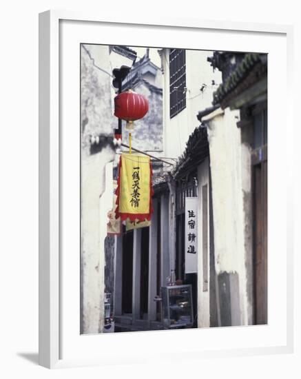 Traditional Architecture in Ancient Watertown, China-Keren Su-Framed Photographic Print