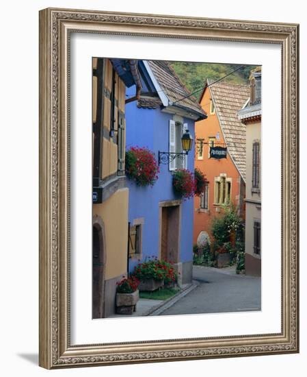 Traditional Architecture of Neidermorschwir, Alsace, France-John Miller-Framed Photographic Print
