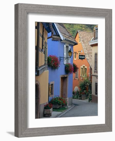 Traditional Architecture of Neidermorschwir, Alsace, France-John Miller-Framed Photographic Print