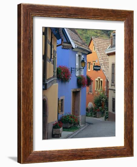 Traditional Architecture of Neidermorschwir, Alsace, France-John Miller-Framed Photographic Print