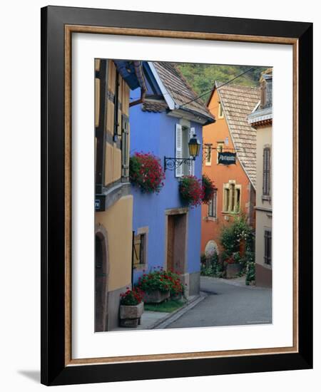 Traditional Architecture of Neidermorschwir, Alsace, France-John Miller-Framed Photographic Print