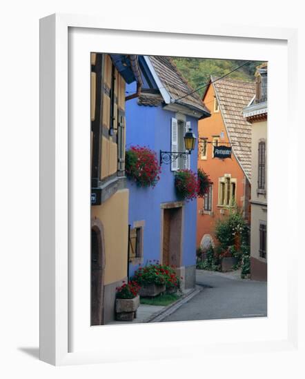 Traditional Architecture of Neidermorschwir, Alsace, France-John Miller-Framed Photographic Print