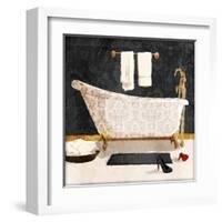 Traditional Bath V2-Jace Grey-Framed Art Print