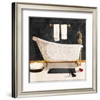 Traditional Bath V2-Jace Grey-Framed Art Print