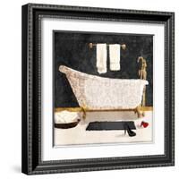 Traditional Bath V2-Jace Grey-Framed Art Print