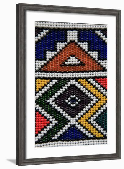 Traditional Beaded Art, Craft, South Africa, Africa-Kymri Wilt-Framed Photographic Print