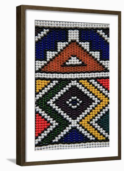 Traditional Beaded Art, Craft, South Africa, Africa-Kymri Wilt-Framed Photographic Print