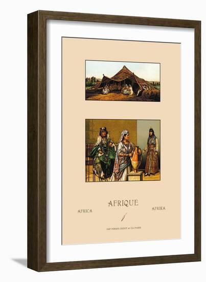 Traditional Bedouin Costume-Racinet-Framed Art Print