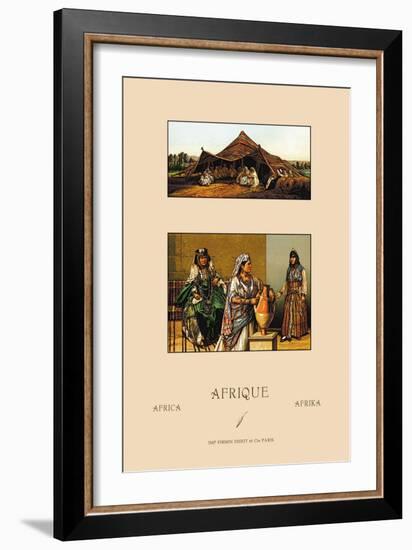 Traditional Bedouin Costume-Racinet-Framed Art Print