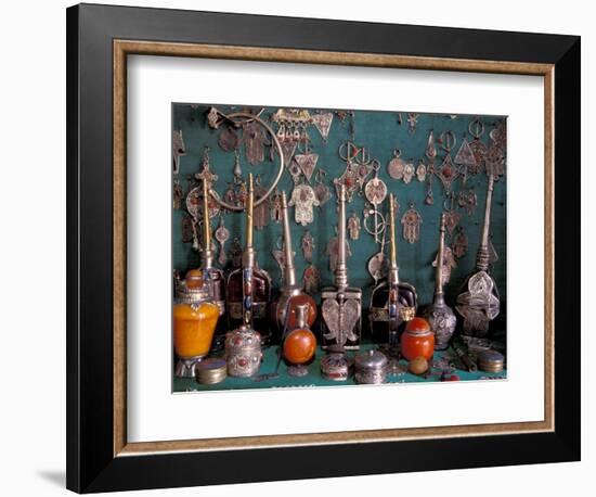 Traditional Berber Jewelry and Goods, Morocco-Merrill Images-Framed Photographic Print