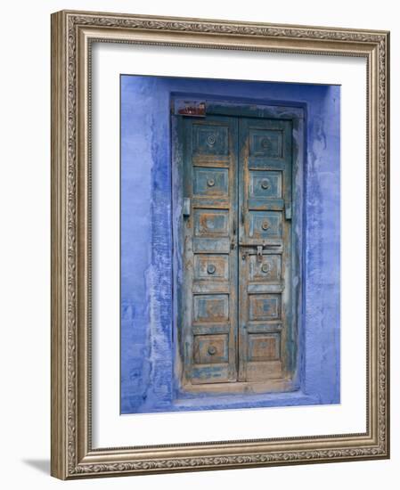 Traditional Blue Architecture, Jodhpur, Rajasthan, India-Doug Pearson-Framed Photographic Print