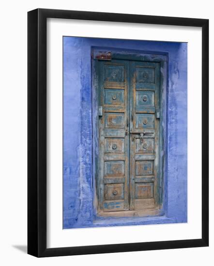 Traditional Blue Architecture, Jodhpur, Rajasthan, India-Doug Pearson-Framed Photographic Print