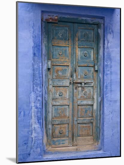 Traditional Blue Architecture, Jodhpur, Rajasthan, India-Doug Pearson-Mounted Photographic Print