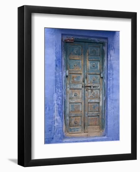 Traditional Blue Architecture, Jodhpur, Rajasthan, India-Doug Pearson-Framed Photographic Print