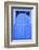 Traditional Blue Painted Door, Chefchaouen, Morocco, North Africa, Africa-Neil Farrin-Framed Photographic Print