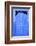 Traditional Blue Painted Door, Chefchaouen, Morocco, North Africa, Africa-Neil Farrin-Framed Photographic Print