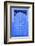 Traditional Blue Painted Door, Chefchaouen, Morocco, North Africa, Africa-Neil Farrin-Framed Photographic Print