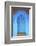 Traditional Blue Painted Door, Chefchaouen, Morocco, North Africa, Africa-Neil Farrin-Framed Photographic Print