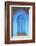 Traditional Blue Painted Door, Chefchaouen, Morocco, North Africa, Africa-Neil Farrin-Framed Photographic Print