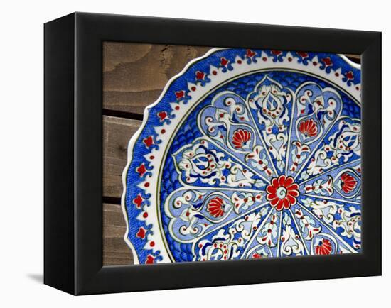 Traditional Bulgarian Handicraft Pottery, UNESCO World Heritage Site, Nessebur, Bulgaria-Cindy Miller Hopkins-Framed Premier Image Canvas