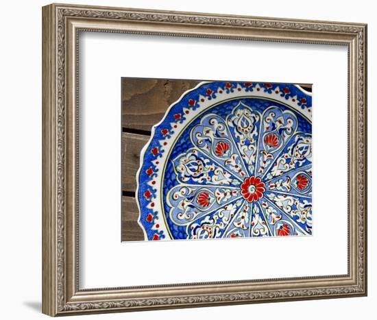 Traditional Bulgarian Handicraft Pottery, UNESCO World Heritage Site, Nessebur, Bulgaria-Cindy Miller Hopkins-Framed Premium Photographic Print