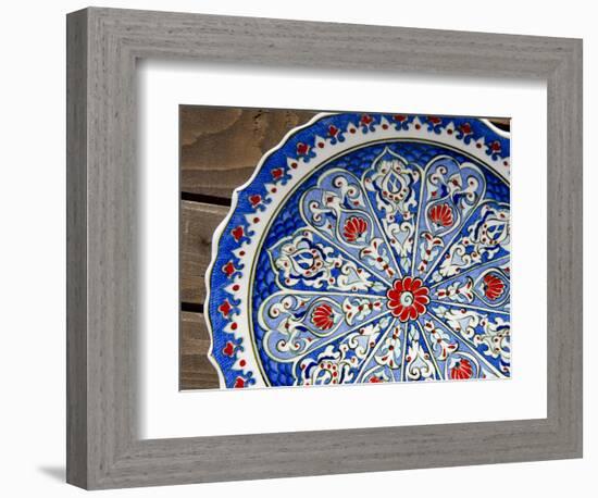 Traditional Bulgarian Handicraft Pottery, UNESCO World Heritage Site, Nessebur, Bulgaria-Cindy Miller Hopkins-Framed Photographic Print