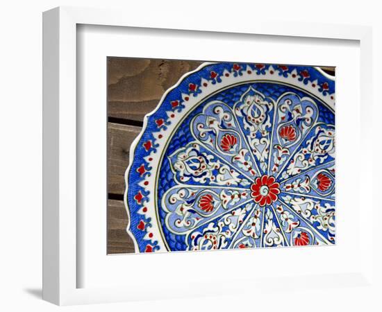 Traditional Bulgarian Handicraft Pottery, UNESCO World Heritage Site, Nessebur, Bulgaria-Cindy Miller Hopkins-Framed Photographic Print