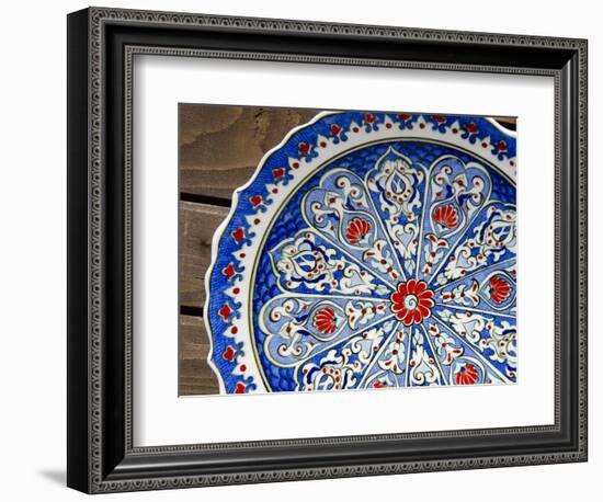 Traditional Bulgarian Handicraft Pottery, UNESCO World Heritage Site, Nessebur, Bulgaria-Cindy Miller Hopkins-Framed Photographic Print