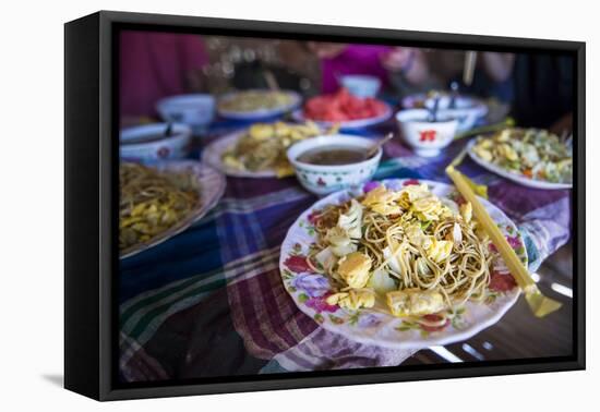 Traditional Burmese Noodles, Myanmar (Burma), Asia-Matthew Williams-Ellis-Framed Premier Image Canvas