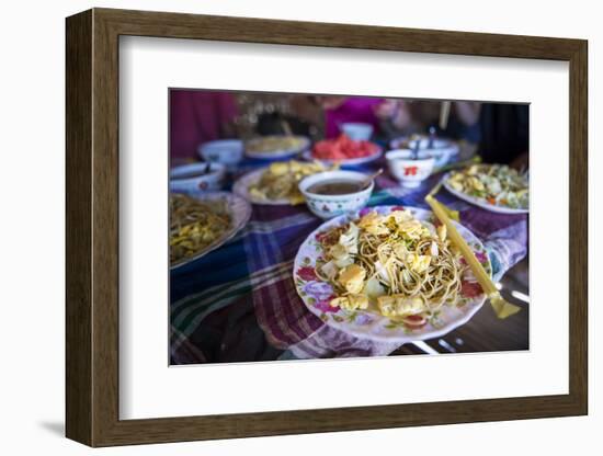 Traditional Burmese Noodles, Myanmar (Burma), Asia-Matthew Williams-Ellis-Framed Photographic Print