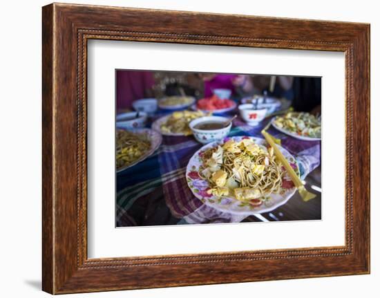 Traditional Burmese Noodles, Myanmar (Burma), Asia-Matthew Williams-Ellis-Framed Photographic Print