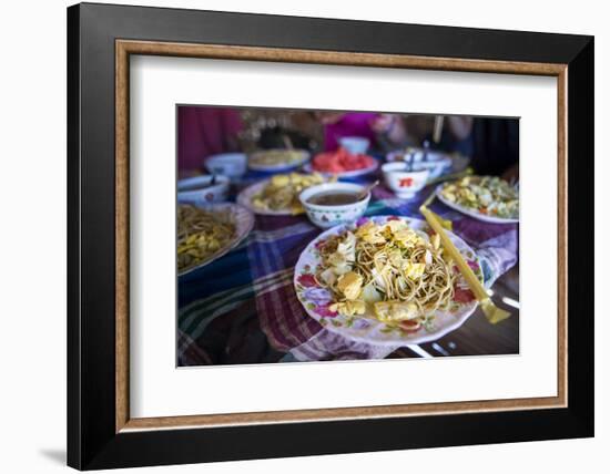 Traditional Burmese Noodles, Myanmar (Burma), Asia-Matthew Williams-Ellis-Framed Photographic Print