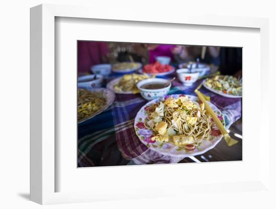 Traditional Burmese Noodles, Myanmar (Burma), Asia-Matthew Williams-Ellis-Framed Photographic Print